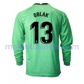Maillot de Foot Atlético Madrid Jan Oblak 13 Gardien 2020-21 Manches Longues V001